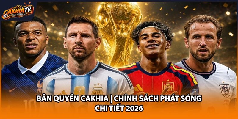 Bản Quyền Cakhia | Chính Sách Phát Sóng Chi Tiết 2026